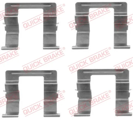 Sada prislusenstvi, oblozeni kotoucove brzdy QUICK BRAKE 109-1605