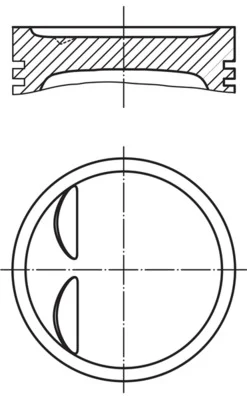 Píst MAHLE 0119501