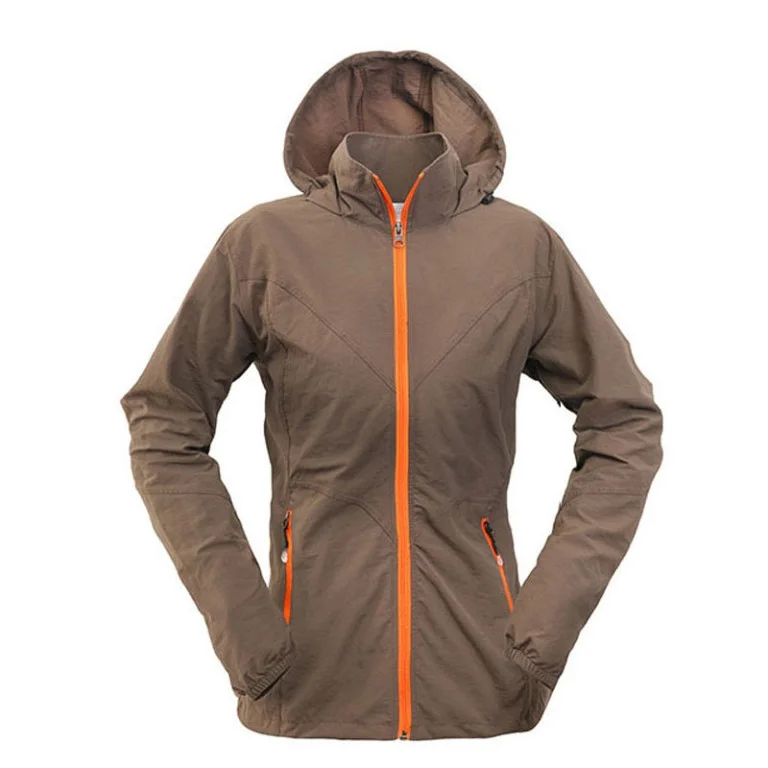 Bunda letní outdoorová dámská, hnědá, vel. XXL, Smilodon 320082
