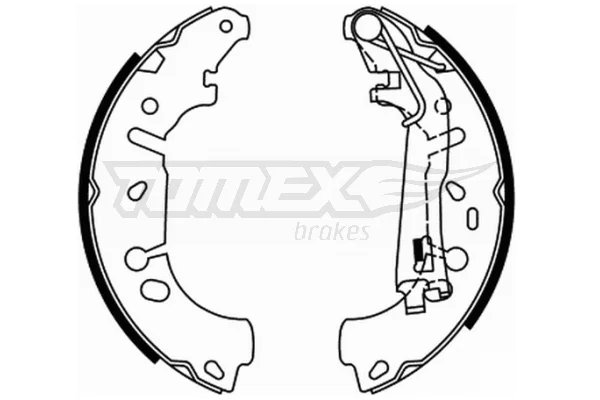 Sada brzdových čelistí Tomex Brakes TX21-85