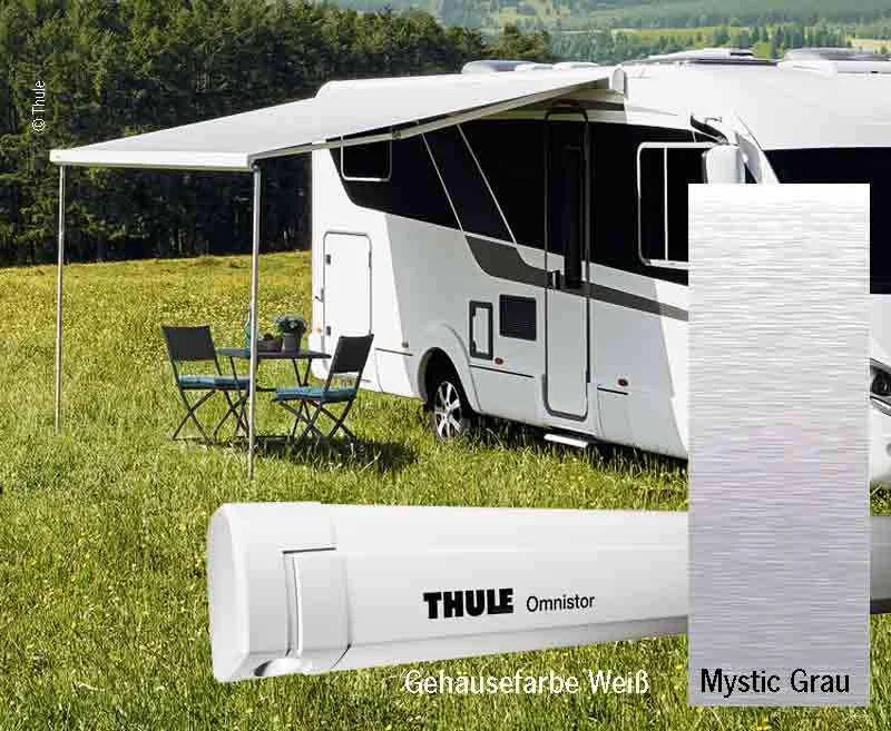 Markýza boční Thule Omnistor 5200 4,00 m (12V motor, bílá, mystic grey) 312433