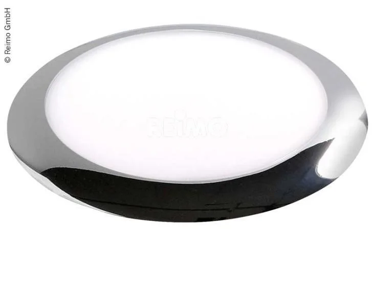 Svítidlo stropní LED přisazené 12 V 5,5 W chrom průměr 168 mm výška 9 mm 250 lm 4000 K neutrální bílá 303123