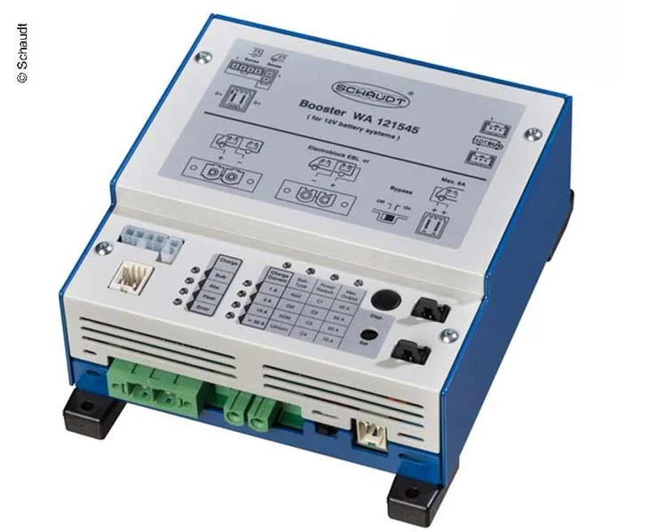 Posilovač nabíjecí Schaudt WA 121545 včetně propojovací sady, 12 V / 45 A 303315