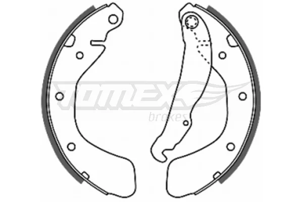 Sada brzdových čelistí Tomex Brakes TX20-18