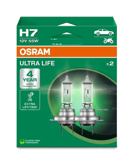 Autožárovky OSRAM Ultra Life H7 12V 55W – 2ks Autožárovky OSRAM Ultra Life H7 12V 55W – 2ks