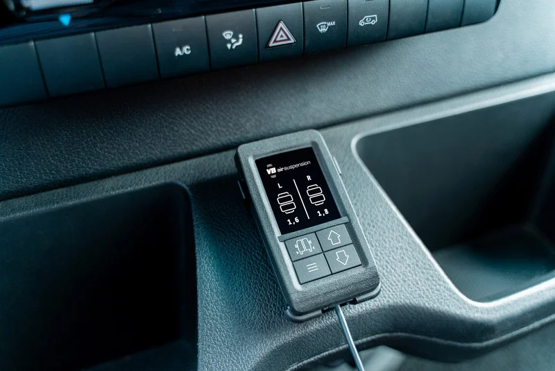 Dvouokruhové přídavné vzduchové odpružení VB-SemiAir Komfort-Set s digitálním ovládáním pro Fiat Ducato X250/X290 317440