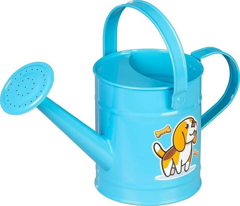 Konvička dětská plechová, 1,5l, modrá 750657