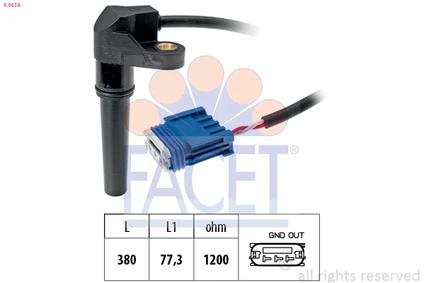 Senzor otacek, automaticka prevodovka FACET 9.0618