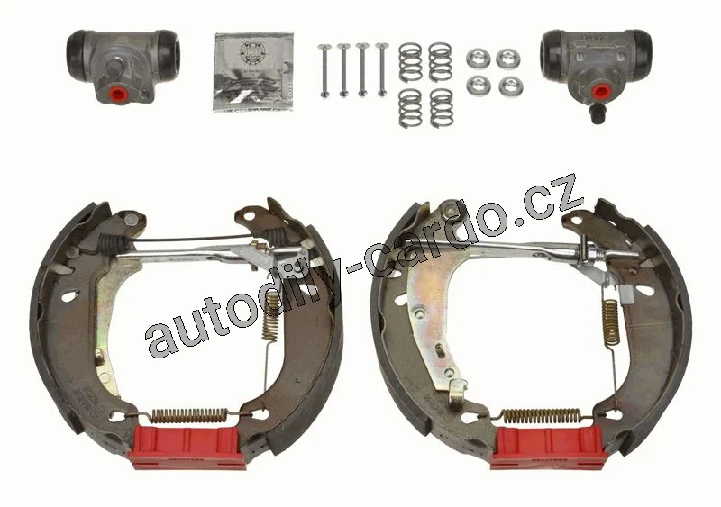Sada brzdových čelistí TRW GSK1070 - Superkit RENAULT