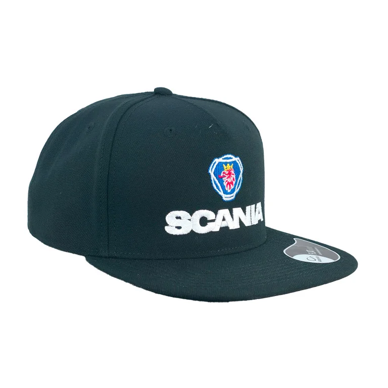 Čepice kšiltovka SCANIA, rovný kšilt (snapback), černá 745139 Čepice kšiltovka SCANIA, rovný kšilt (snapback), černá 745139